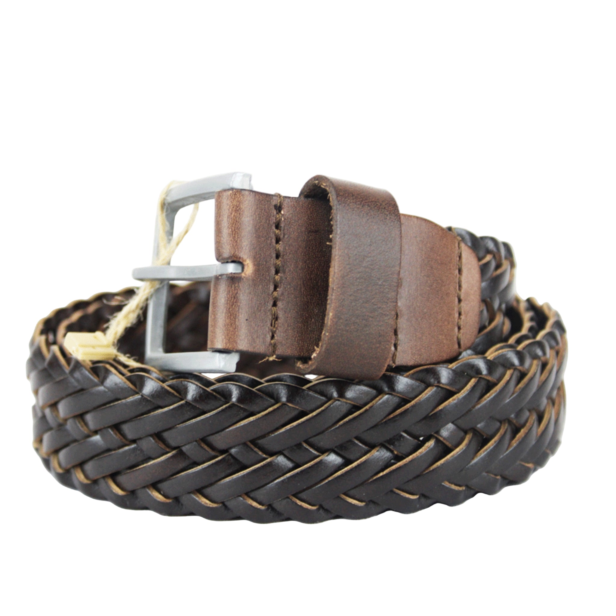 BOSSINI Brown Woven Belt