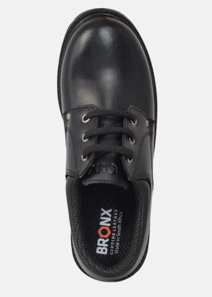 Bronx Leather Pluto Boys Black
