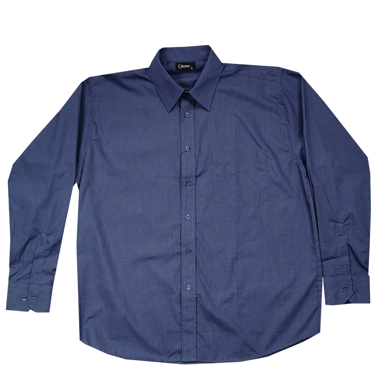 Lorenzini LS Dusty Navy Blue Shirt