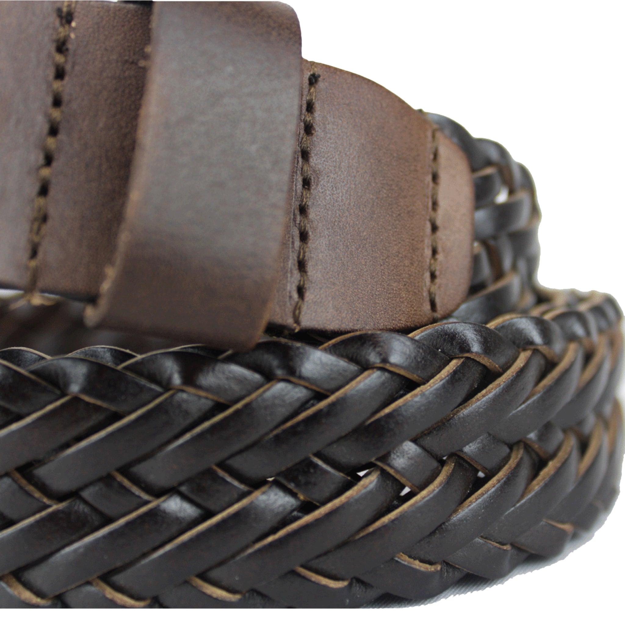 BOSSINI Brown Woven Belt