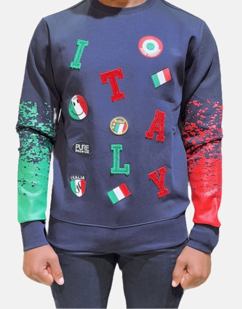 Pure Premium Brescia Italian Navy Sweater