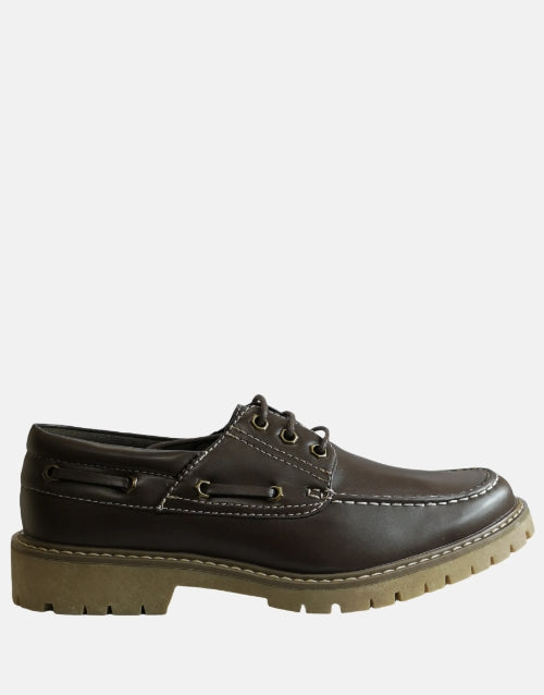 K Star 7 Leather AI Pacino Brown Dockside Shoe