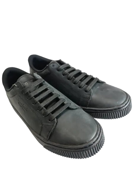 Bronx Leather Disco Black Sandiego Sneaker
