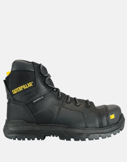 Caterpillar Leather Crossrail 2.0 Safety Boot Comp Toe Black