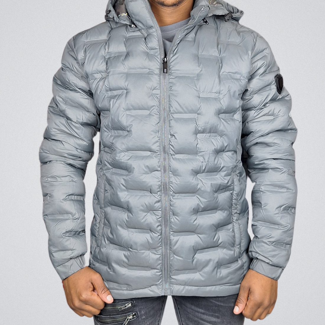 PURE PREMIUM Flight Silver Grey Jacket
