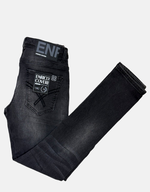 Enrico Coveri Black Skinny Fit Jeans