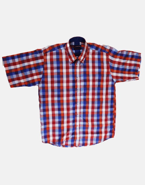 AERO Red Checkered S/S Shirt