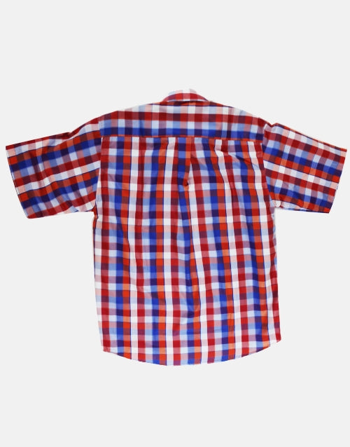 AERO Red Checkered S/S Shirt