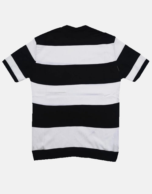 KURTOGLU KNITWEAR Black White T SHIRT