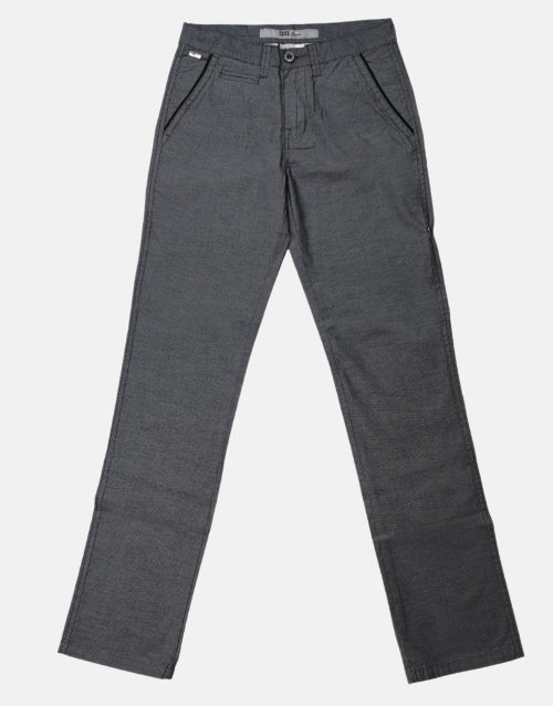 DSL Charcoal Smart Slim Casual Pants