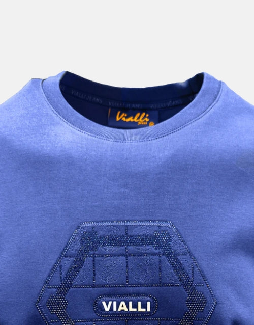 Vialli Intense Navy Blue T-Shirt