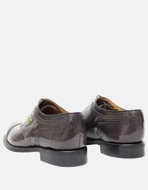 Bishop Leather Grape Brogue Shoe