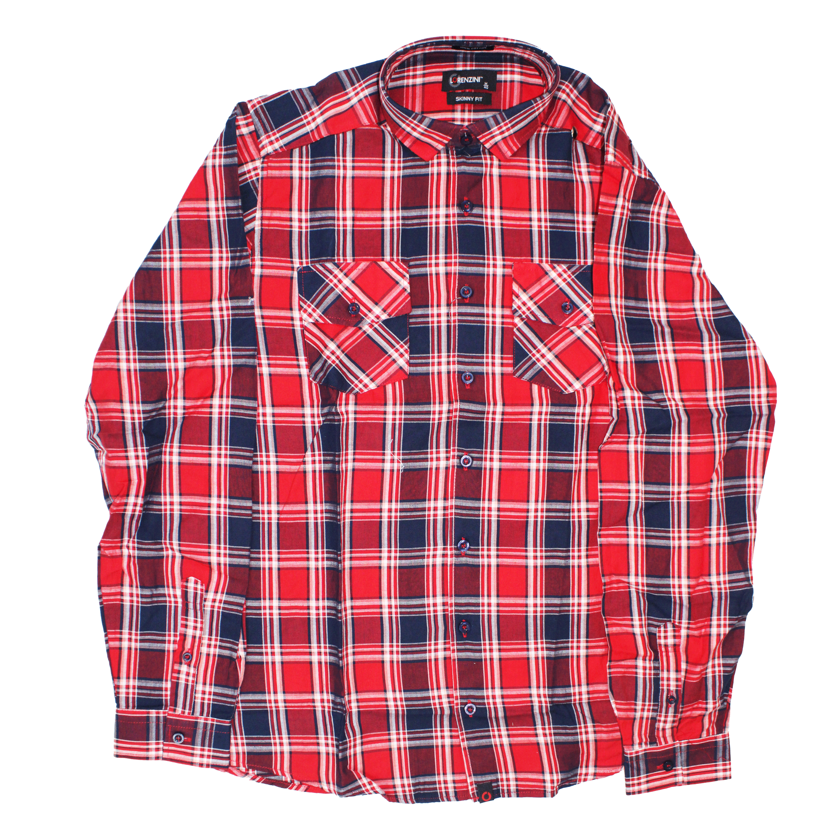 LORENZINI L/S Red Checkered Shirt