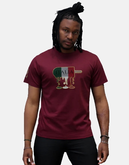 Pure Premium Faretti Burgundy T Shirt