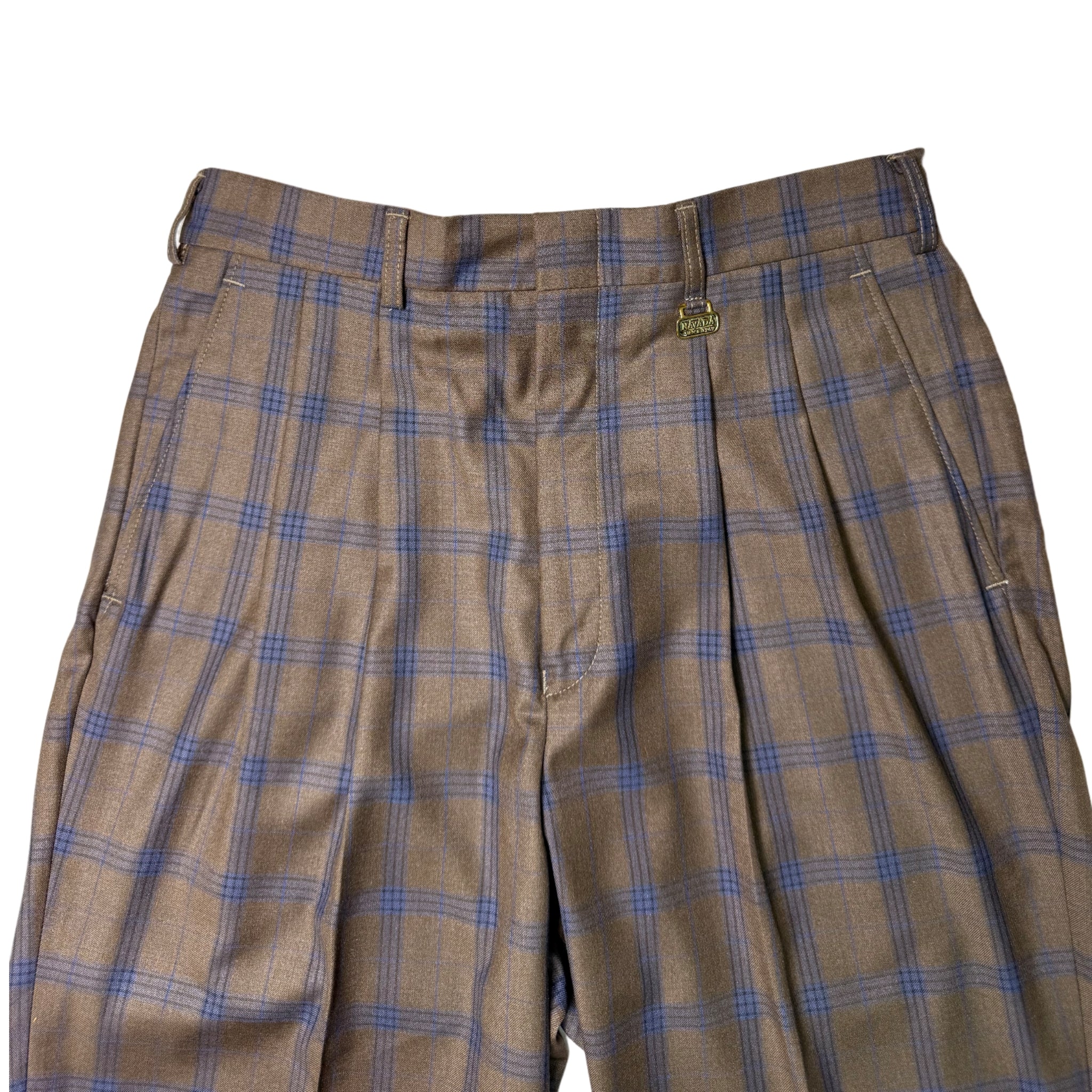 Navada 2 Pleat Exec Camel Trouser