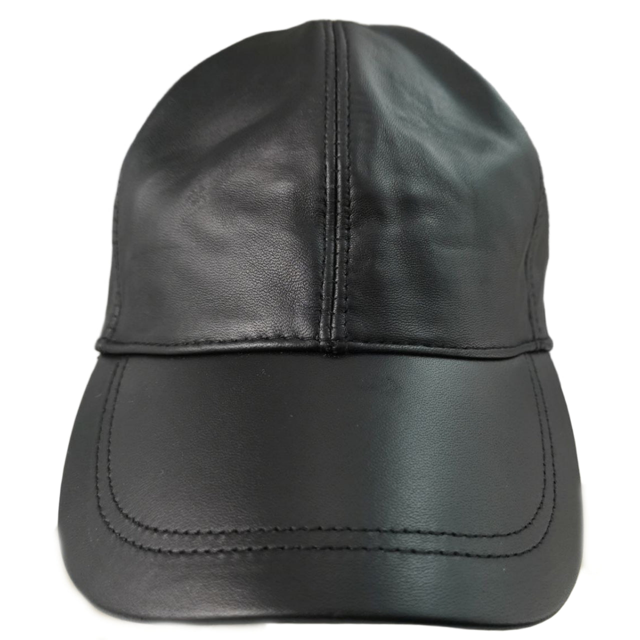 EVANS Black Leather Cap