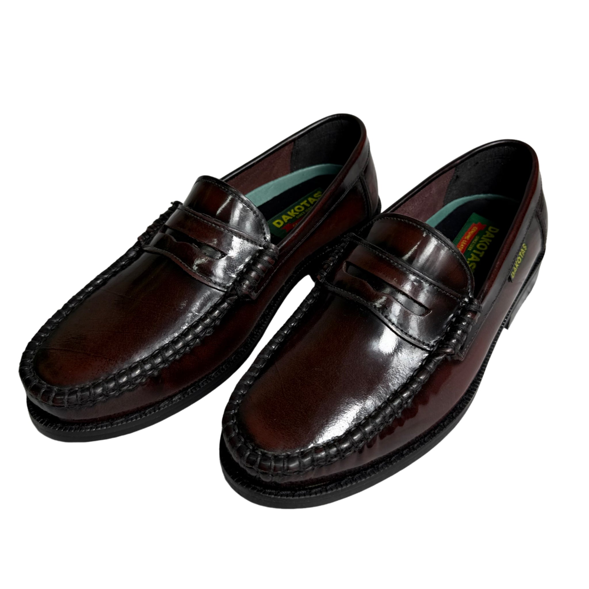 Dakotas Burgundy Hi Shine Moccasin