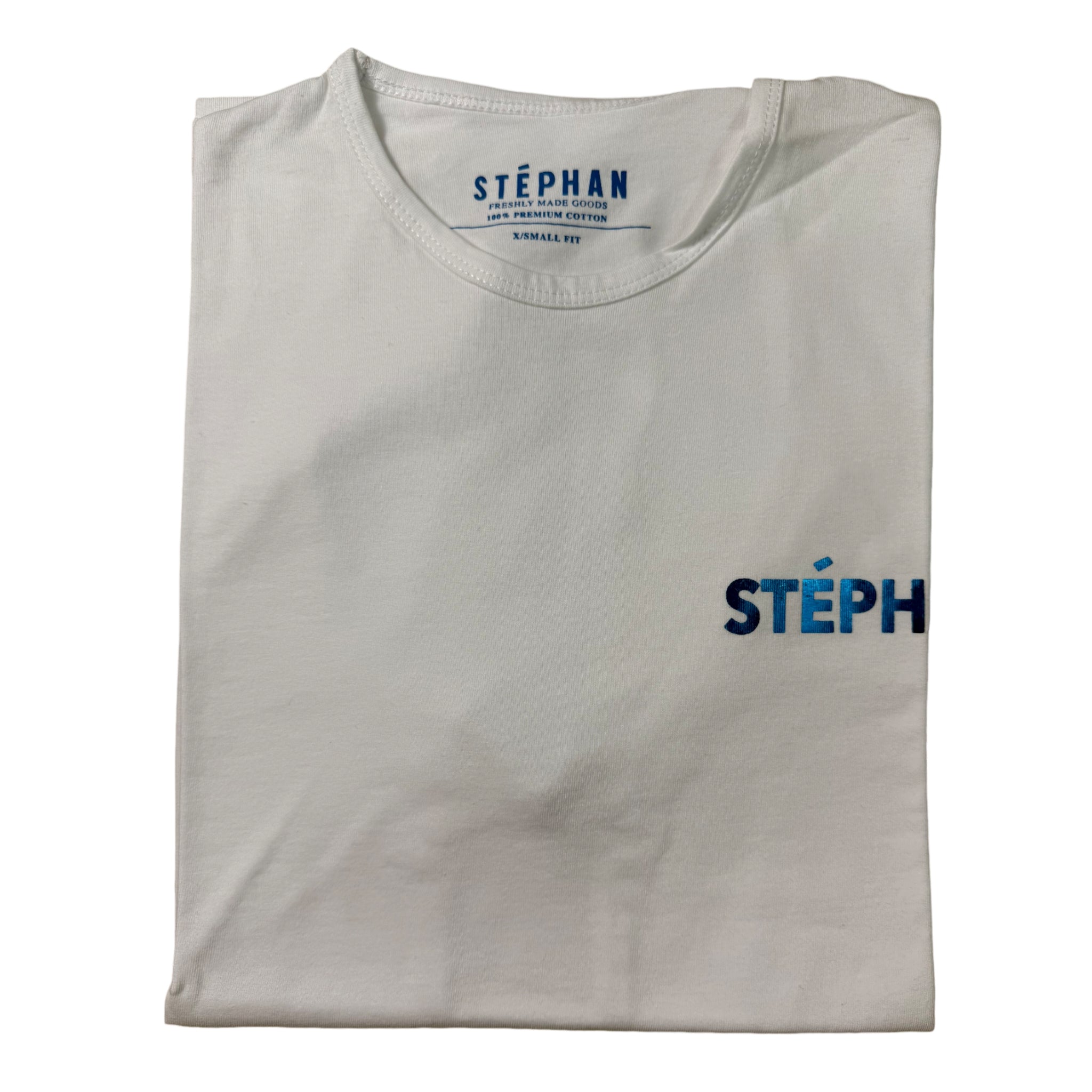 Stephan Modern White Print Tee