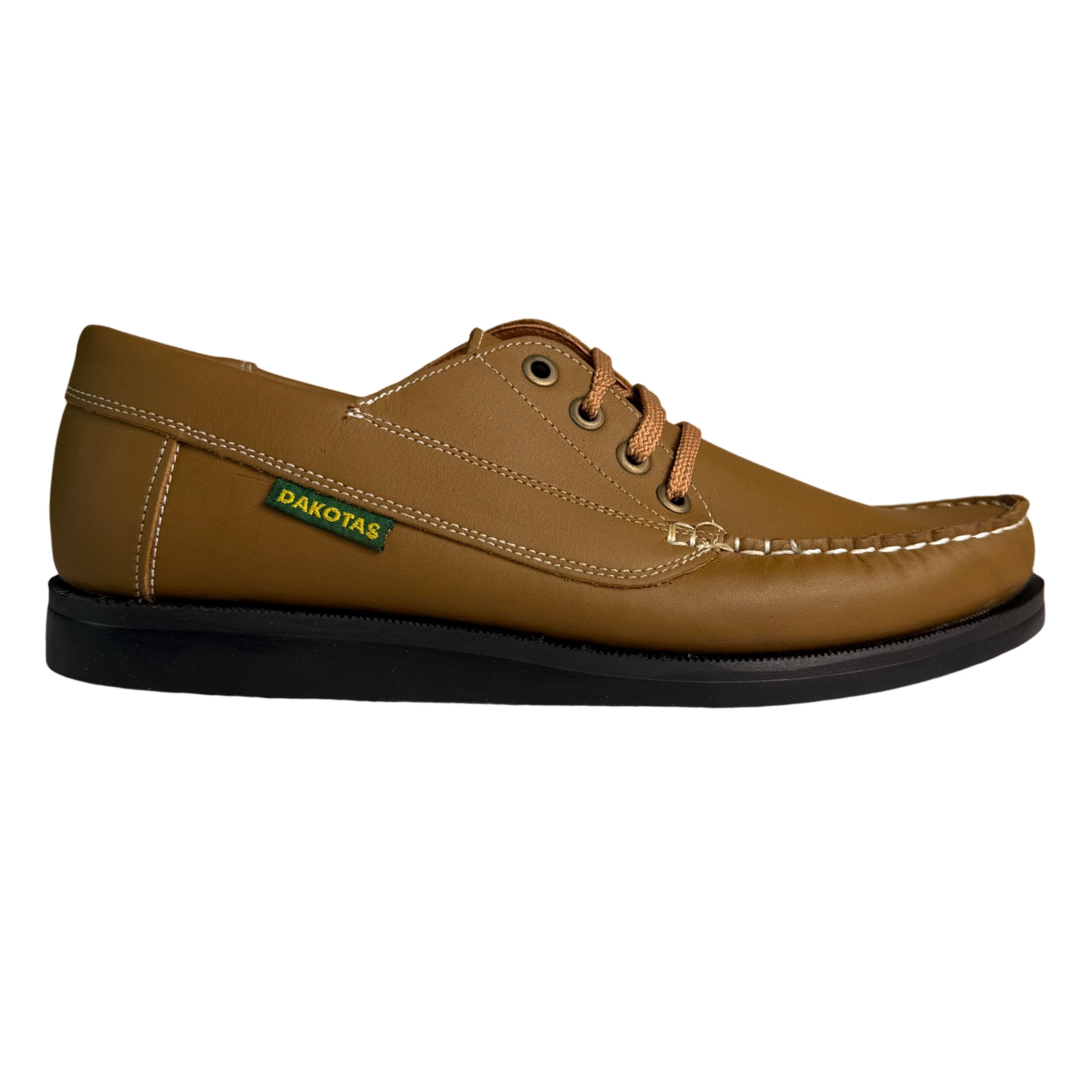 Dakota Carson Leather Dockside Boat Shoe Tan