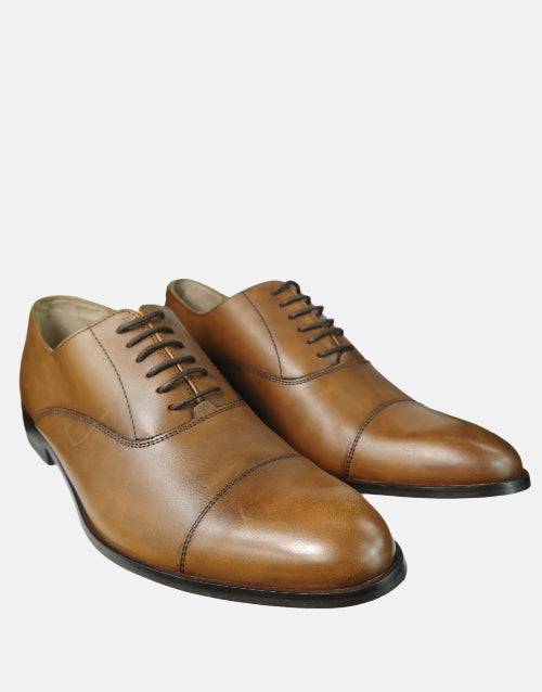 Hush Puppies Wakely Dark Tan Leather