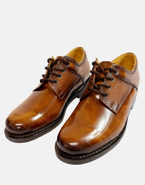Saxone of Scotland Leather Ivywood Tan Shoe