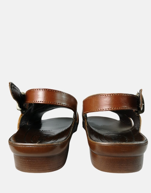 Opela Shaka D Cognac Leather Sandals
