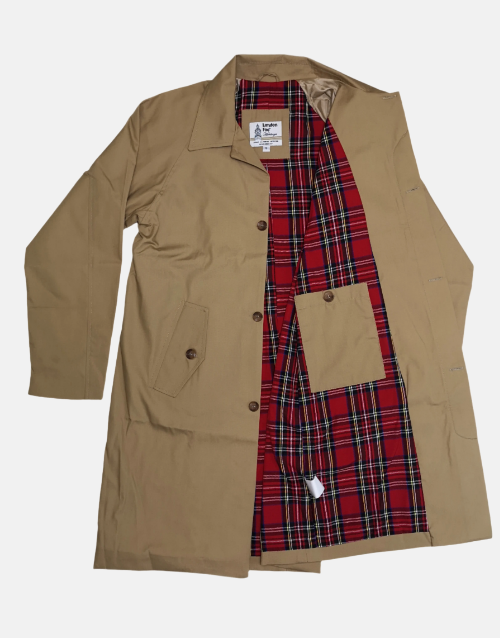 LONDON FOG Andes Camel Khaki Long 3/4 Coat