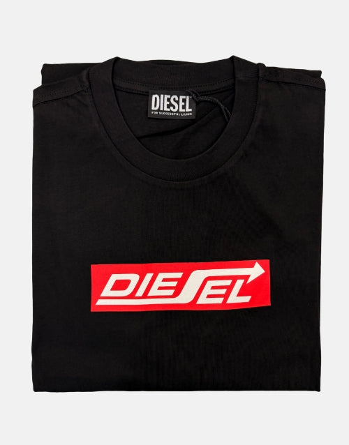 Diesel Bold Black Logo T-Shirt