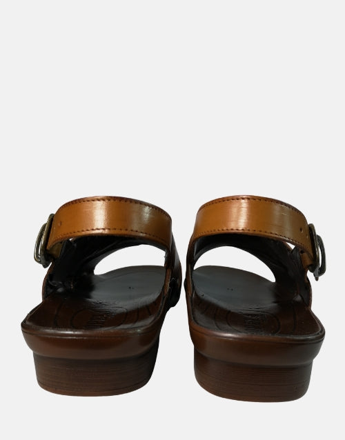 Opela Shaka X Cognac Leather Sandals