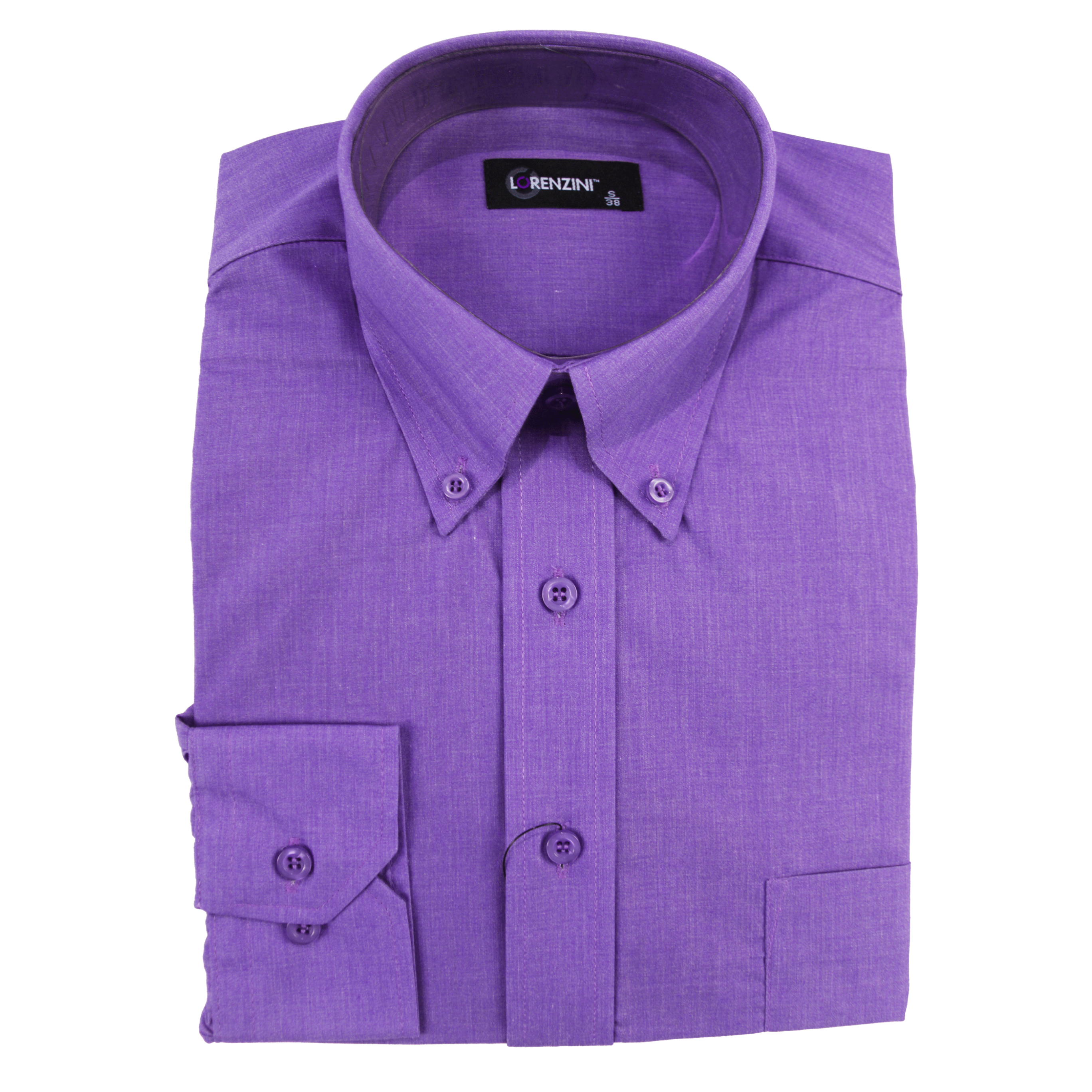 LORENZINI Regular Purple LS Shirt