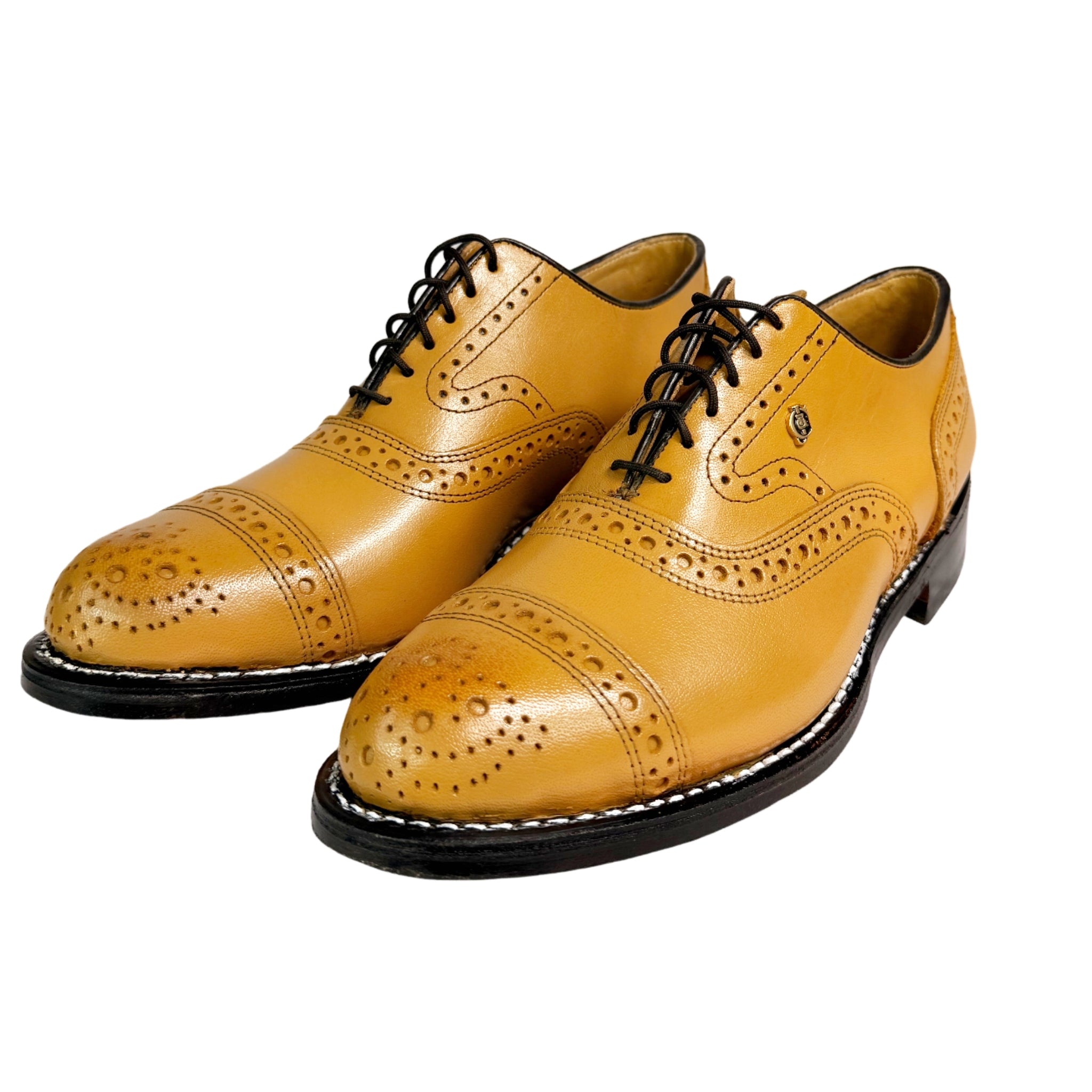 Crockett & Jones Brayden Leather Biscuit Buffcalf Shoe