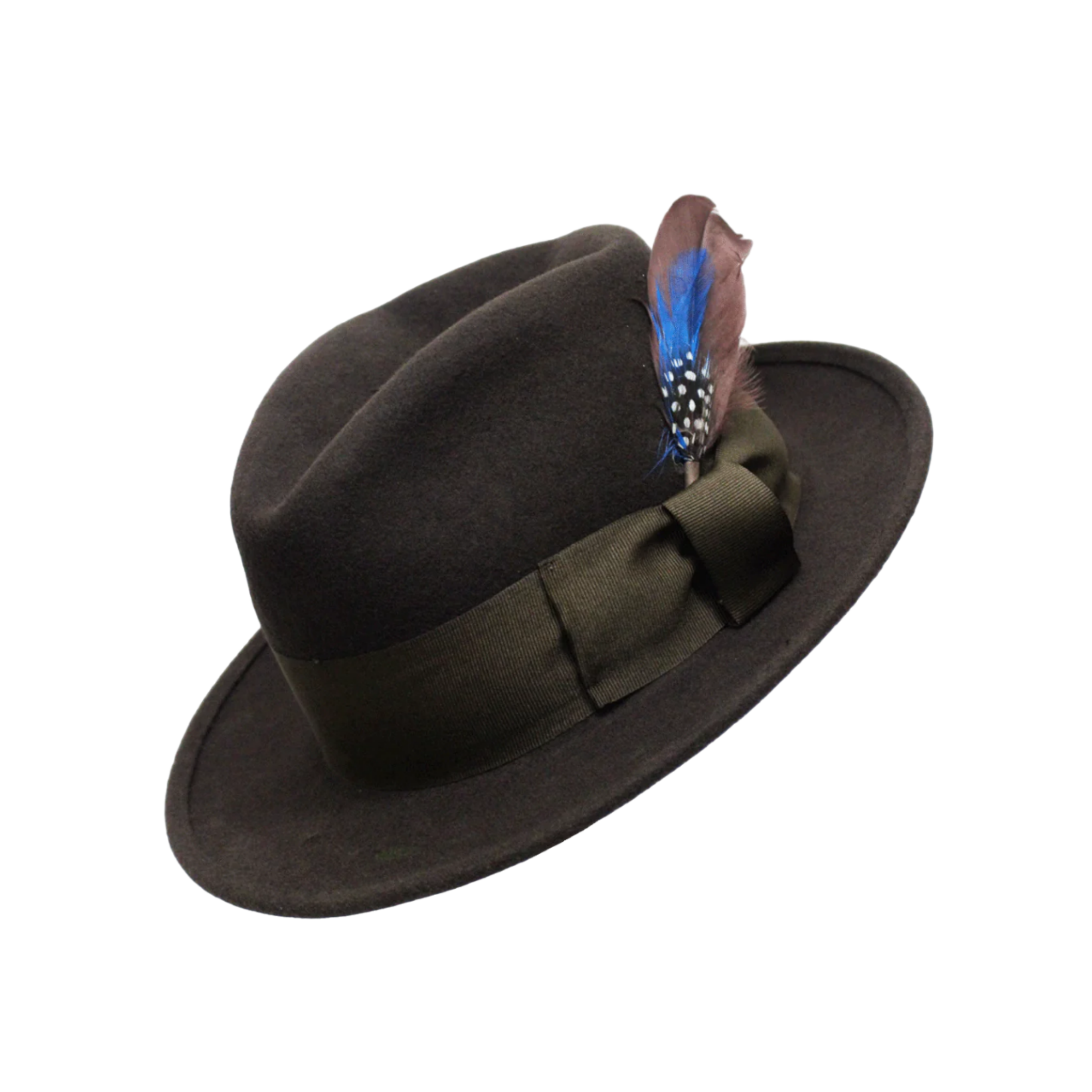 Barbican 5 Gallon Deluxe Choc Brown  Fedora Hat