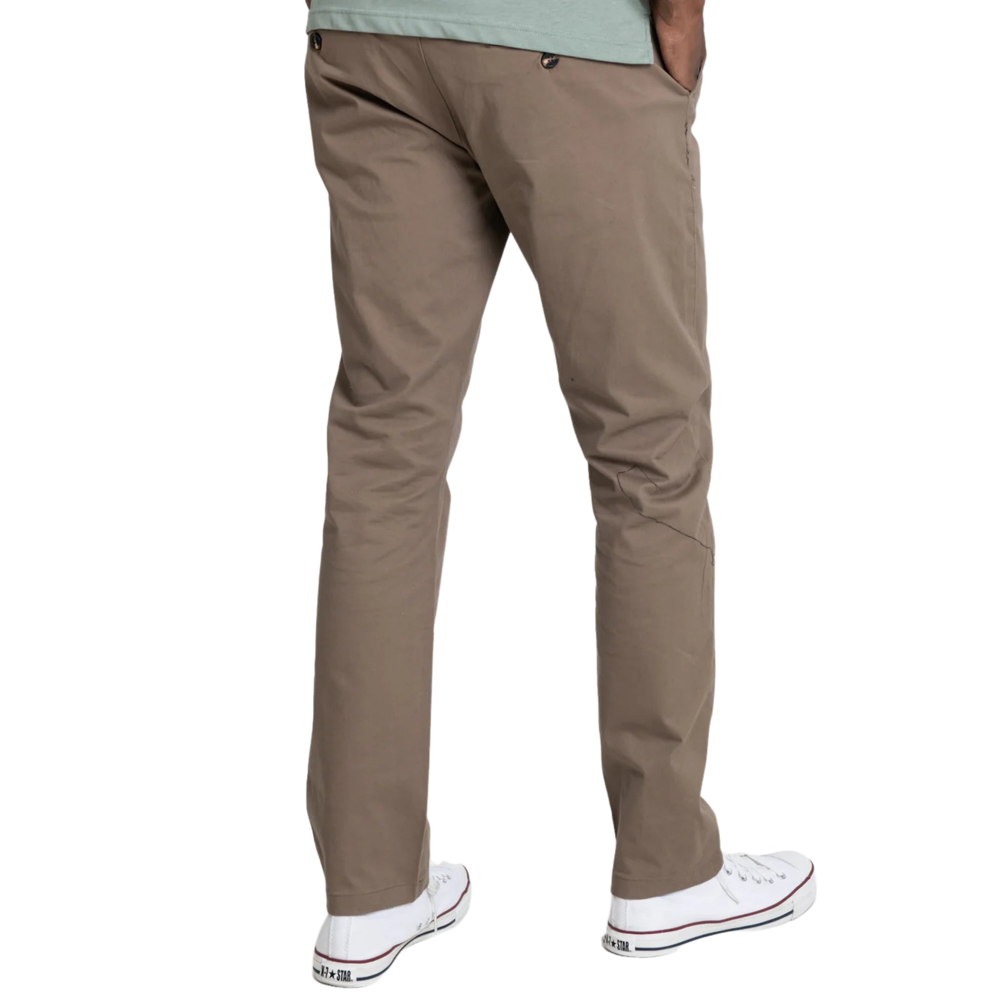 Klevas Taupe Classic Men's Chino