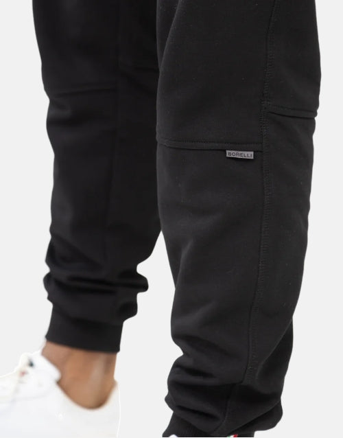 Borelli Black Guido Slim Fit Knit Jogger