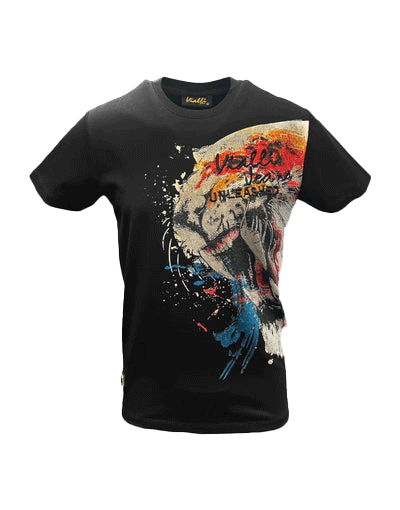 Vialli Forenzi Black T-Shirt