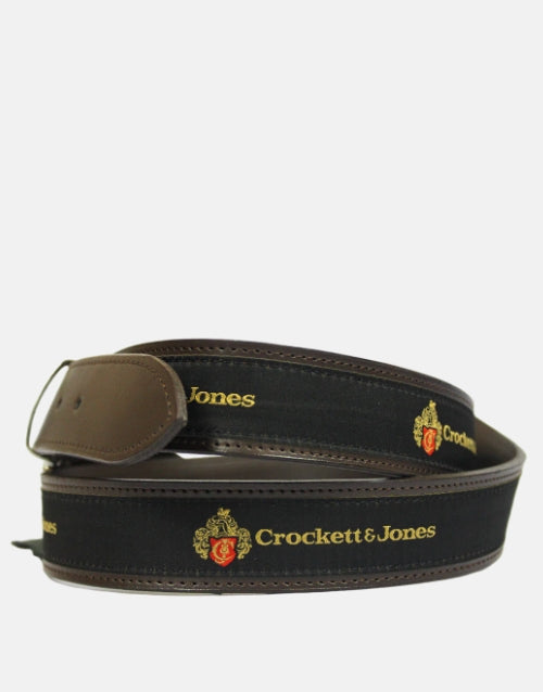 Crockett & Jones Brown Leather Belt