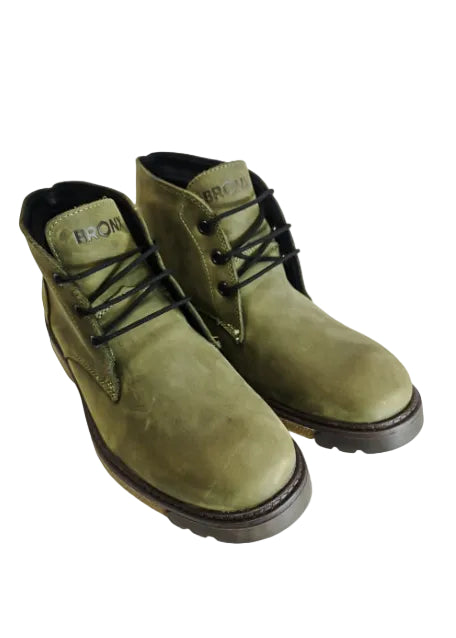 Bronx Leather  Olive San Diego Boot
