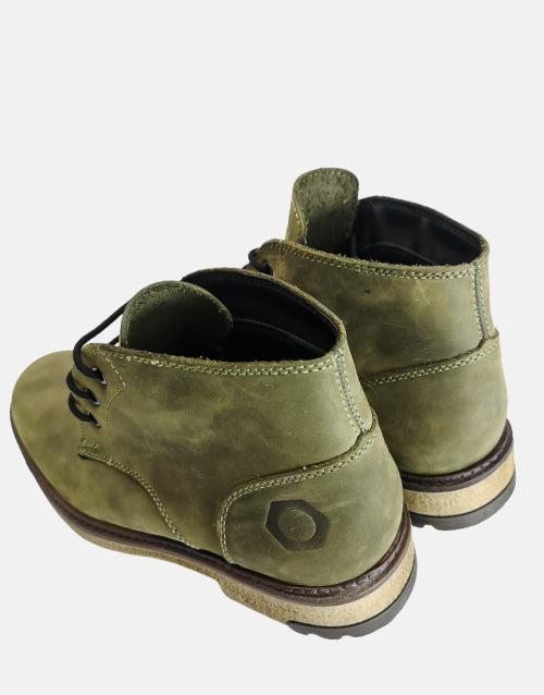 Bronx Leather  Olive San Diego Boot