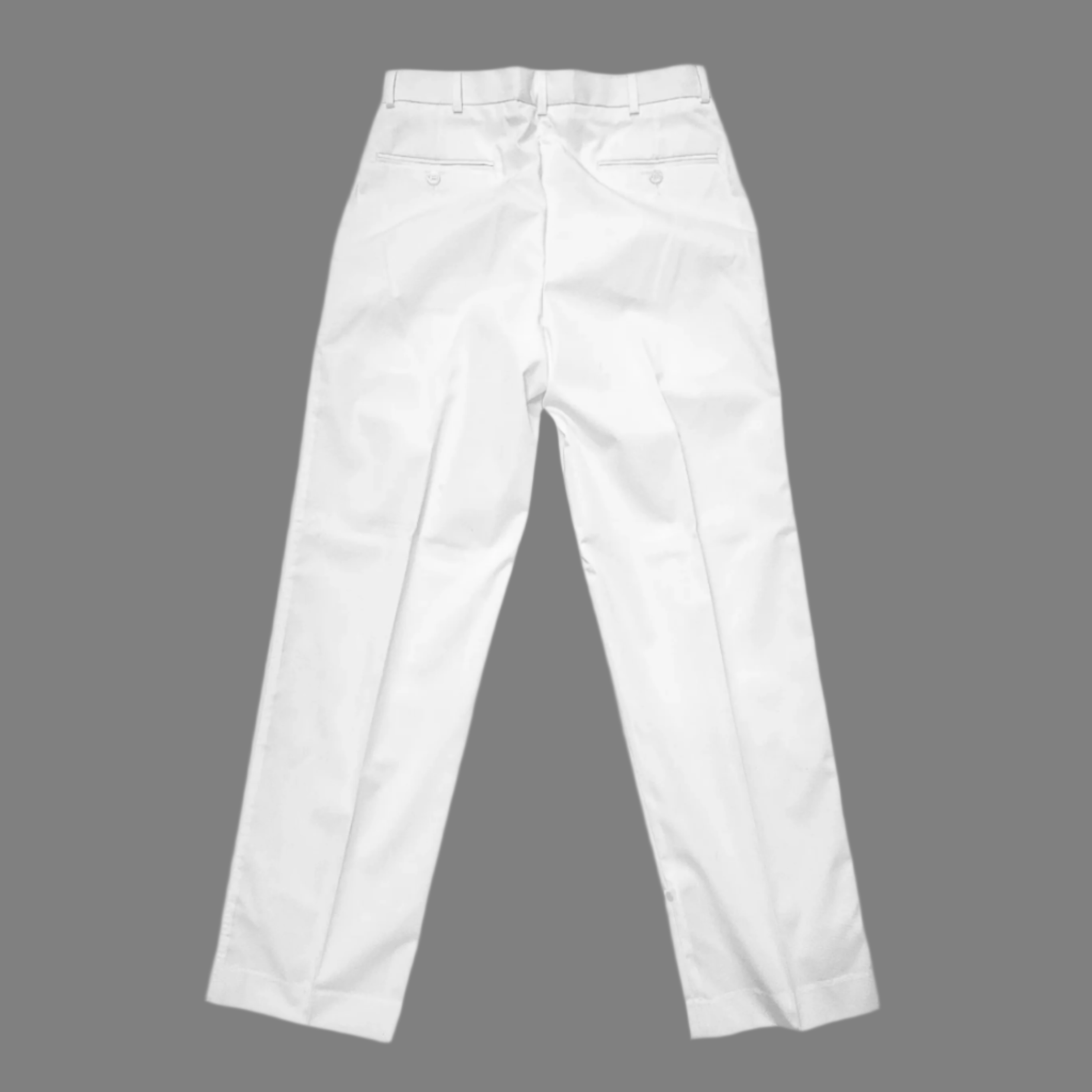 WHITE PLAIN SLACK TROUSER