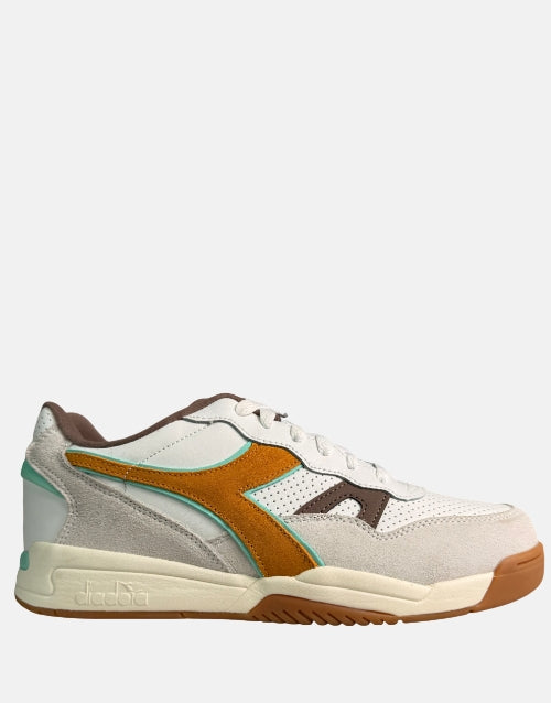DIADORA Leather Winner Mustard White  Sneaker