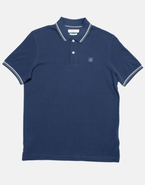 Bugatti Navy Blue Core Logo Golfer