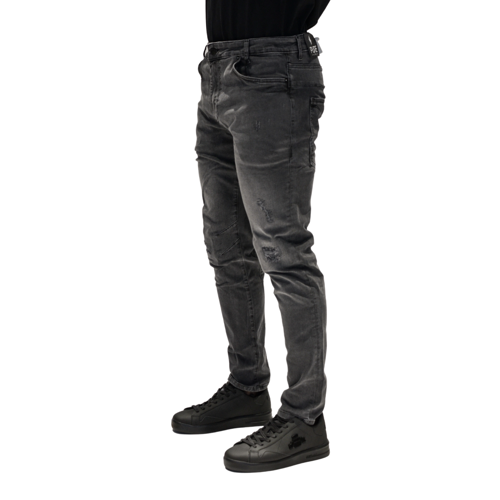 Pure Premium Char Black Denim Jeans