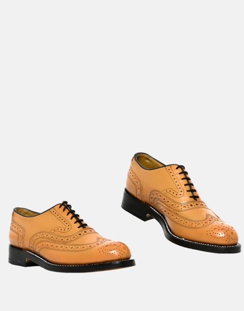 Crockett & Jones Leather Biscuit Shoe