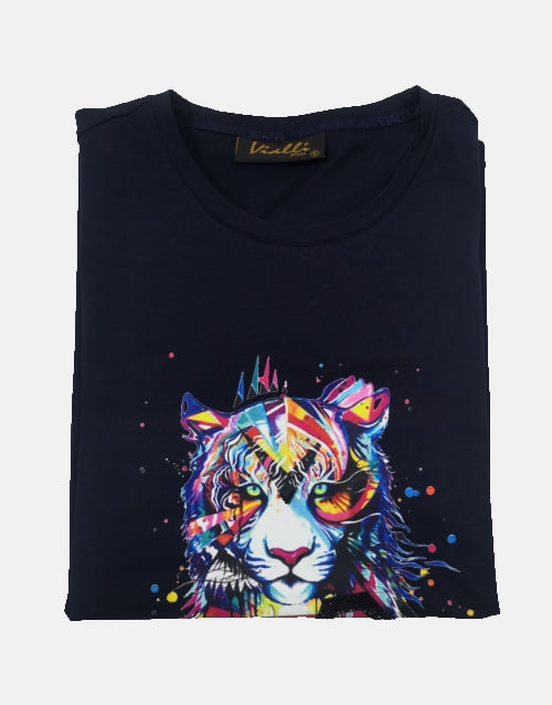 Vialli Axon Navy T-Shirt