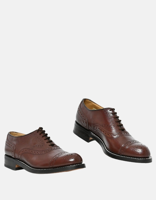 Crockett & Jones Leather Buffcalf Teak
