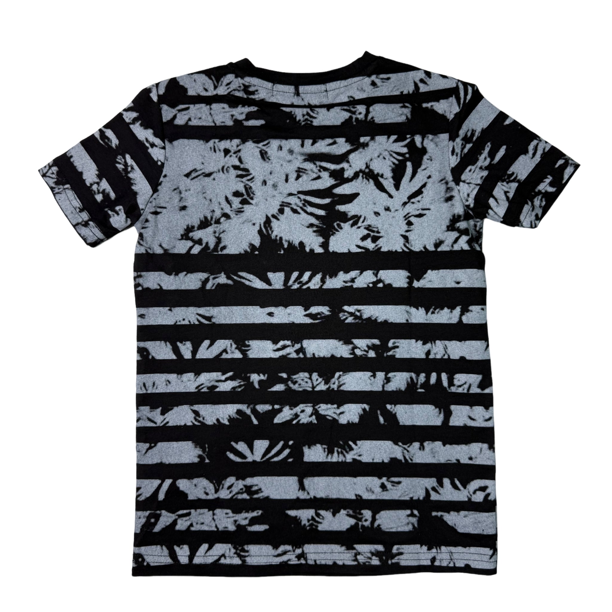 KG 7/8 Years Boys Black/Grey Print Tee