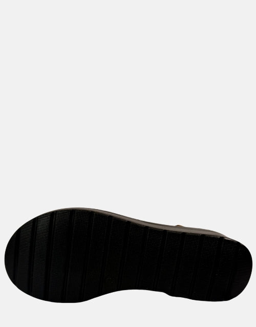 Ladies Carlo Bossi Platform Beige Brown Sandals