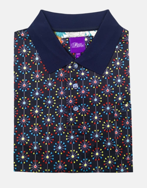 Rossini Italian Navy Golfer Double Mercerised