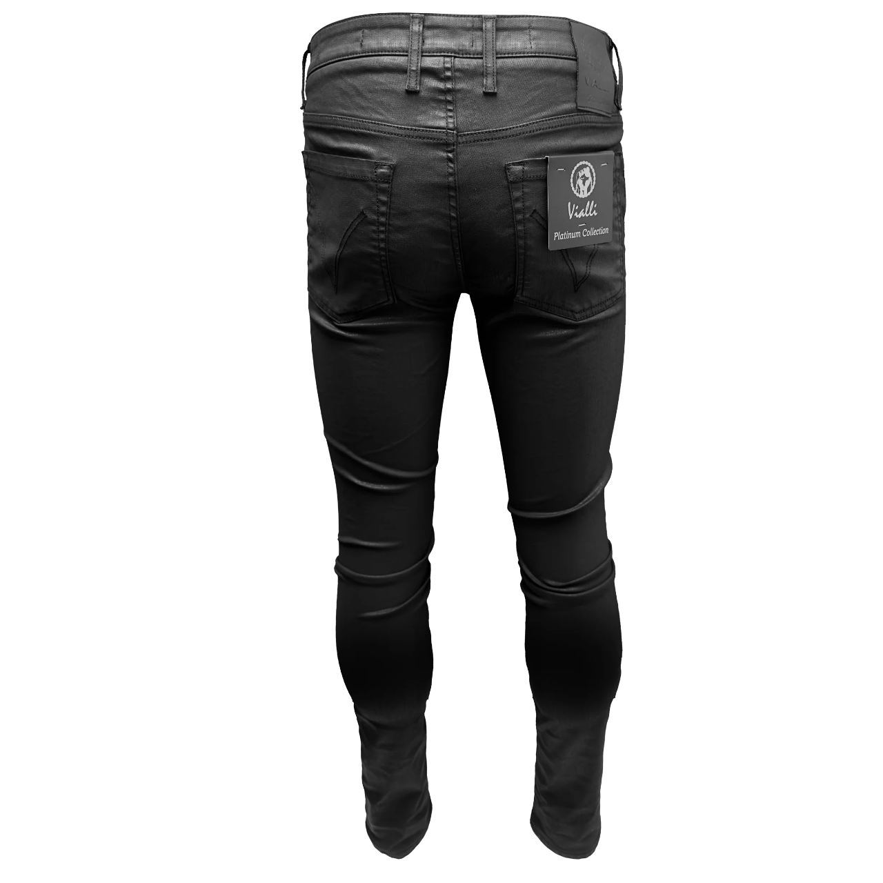Vialli Impossibo Wax Black Skinny Jean