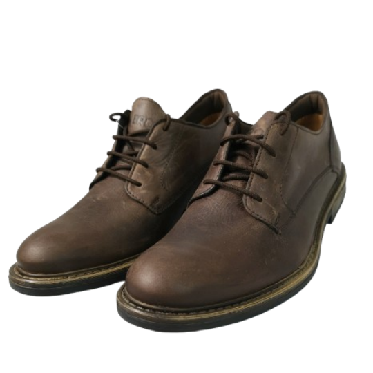 BRONX Leather Jump Choc Brown Diesel Shoe